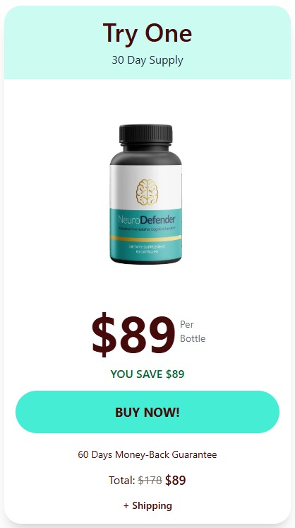 NeuroDefender 1 Bottle Price